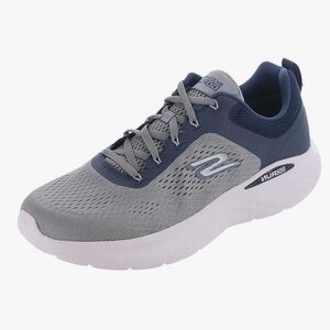 Skechers Gray and Blue Athletic Sneakers